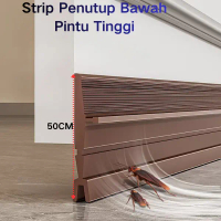 Model Lebih Tinggi 50CM PVC Penahan Pintu Penutup Celah Bawah Pintu Penghalang Debu Binatang Kecil S