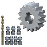 Aluminum Gear Spare Tire Wheel Gear Fix Backup Stent for 7M3803660F M76E