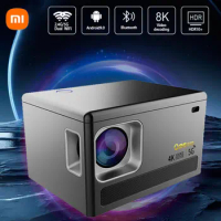 HOT Xiaomi E450 Home Projector 4K HD Android 11.0 Dual Band WIFI 6.0 800ANSI BT5.0 1920X1080P Cinema Outdoor Portable Projector