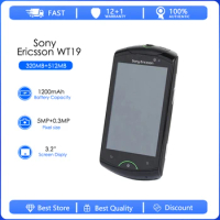 Sony Ericsson Live with Walkman WT19 Refurbished-Original WT19i Mobile Phone Unlocked Android GPS Wi-Fi 3.0inch Touchscreen