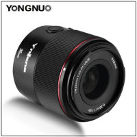 Yongnuo YN35mm F2R DF DSM 35MM F2 Full Frame Large Aperture Auto Focus Lens for Canon R5 R6 R7 R10 RP RF Mount lens Camera