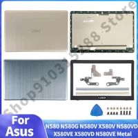 New For Asus N580 N580G N580V X580V N580VD X580VE X580VD N580VE Series Laptop LCD Back Cover/Hinges/Front Bezel/Hinge Cover 15.6