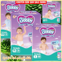 Đổi tã lót cho em bé (Hoả tốc) Tã quần bobby Ultra + mới size M96/L88/xl76/xxl70 ,Bobby mega jumbo L