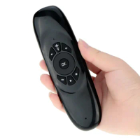 C120 With Mic Gyroscope Microphone Wireless Keyboard Fly Air Mouse 3D Motion Sensor Stick Remote Control for Android TV Box PC