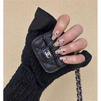 奈奈二手Chanel AP1739 CHANEL Airpods Pro Case鍊帶荔枝紋Airpods包157201