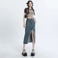 【YUNING】Celana-Jeans-Wanita-Celana-Jeans-Wanita-Kekinian-Korea-Celana-Panjang-Wanita-Celana-Longgar-
