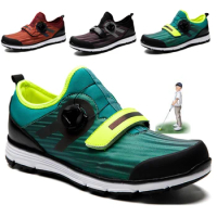 Outdoor Grass Training Golf Shoes Men's Comfortable Golf Shoes Fast Lace Golf Shoes for Athletics Golf Gym Sneakers Spikeless
