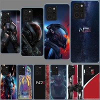 N7 Mass Effect Phone Cover for Xiaomi Mi 12T 11T 13 11 Ultra 12 Pro 10 9 8 Lite 5G 10T 9T 12X 11i CC9 A2 A3 6X 5X CC9 Soft TPU C