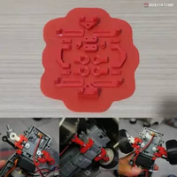 WPL D12 Lowering Kit - Lower Arm Kit - Accessories RC Drift 3D Print Putih