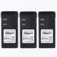 3Units 7.5V 2000mAh Ni-MH Battery for Motorola GP Series Radios GP328 GP338 PTX760 Walkie Talkie for HNN9008A HNN9009 HNN9013D