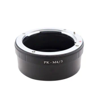 PK-M4/3 Mount Adapter Ring for Pentax P/K K Lens to Olympus M4/3 MFT GH4 OM-D E-PM1 E-PL1 Panasonic DMC-GH1 GX7 BMPCC Camera
