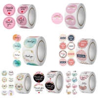 Stiker Thank you / Stiker Roll 500pcs / Label Roll stiker