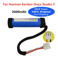 2024 Years Original Speaker Battery For Harman Kardon Onyx Studio 3 Studio3 PR-633496 2600mAh Loudspeaker Replacement Batteries