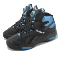 【REEBOK】籃球鞋 Shaq Attaq 男鞋 黑 藍 OG Black Azure 歐尼爾 復刻 魔術隊(HR0499)