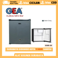 NEW PRODUK Kulkas Mini 1 Pintu Gea GMB-50 Refrigerator Minibar Portable 90 Watt Hemat Listrik Garans