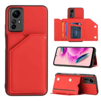 Redmi Note 12S 4G Case PU Leather Wallet Bag Cover For Xiaomi Redmi Note 12 S Phone Protective Cover Note12 4G Capa
