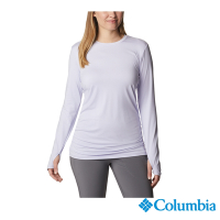 Columbia哥倫比亞 女款-UPF50快排長袖上衣-紫色 UAP72670PL / S23