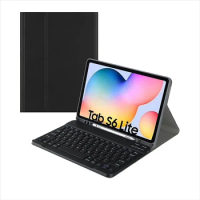Detachable Keyboard Case for Samsung Galaxy Tab S6 Lite Keyboard Cover 2022 2020 P619 P613 P615 P610 Leather Case with Pen Slot