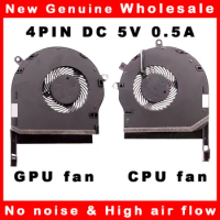 Laptop cpu gpu cooling fan cooler radiator for Asus ROG TUF Gaming FX504 FX80 FX80G FX80GE ZX80GD FX8Q FX504GD FX504GE FX504GM