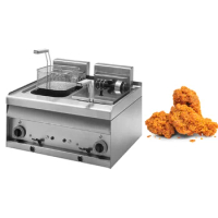 Commercial Express Fryer Machine Two Sided Deep Fryer Stainless Steel Deep Tank Marine Electric Fryer
