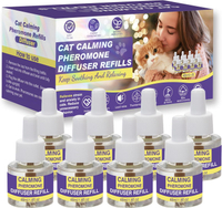 Cat Calming Diffuser Refill 8 Pack Pheromones for Cats Multicat Diffuser Plug in Refill Pheromone to