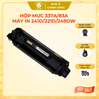 Hộp mực 337a/83a cho máy in 241d/221d/249dw chất lượng in mượt mà không đùn mực phun mực sắc nét