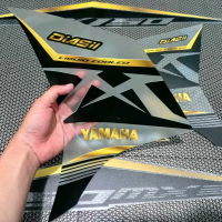 STRIPING TRANSPARAN YAMAHA MX KING 150