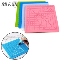 Creative 3D Printing Pen Silicone Mat DIY Drawing Template Pad With Heat-proof Finger Sleeve Art Tools Christmas Gift For Kids