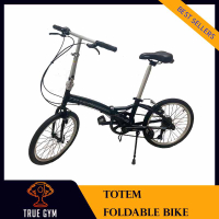 [Ready stock] totem 20-inch foldable bicycle folding bike aluminum frame Shimano 7 speed