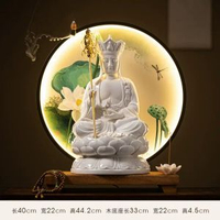 陶瓷禪意地藏王菩薩佛像地藏王倒流香爐工藝品家居客廳擺件香薰爐
