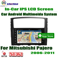 8" HD 1080P IPS LCD Screen Android 8 Core For Mitsubishi Pajero 2006-2011 Car Radio BT 3G/4G WIFI AUX USB GPS Navi Multimedia