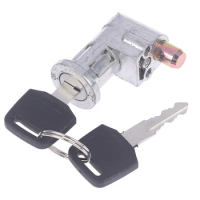 Universal Battery Chager Mini Lock With 2 Keys For Motorcycle Electric Bike Scooter E-bike 10mm Cylinder Diamater