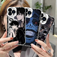 Sarung Manga Anime Solo Leveling Sung Jin-woo, Untuk Infinix GT20 Pro, Note 30, 40 Pro, Smart 8, 7, 
