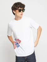 เสื้อยืดคอกลม Eagle Logo สีขาว (KR W1 611RS)