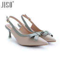 JESSI-211 Sepatu Wanita High Heels 7cm 35 KHAKI