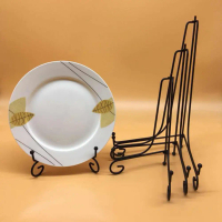 Bingkai gambar DIY, plat besi hitam, rak paparan, alas pameran, rak simpanan