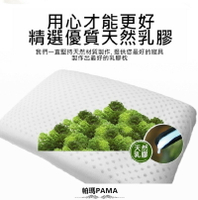 【帕瑪PAMA】平面乳膠枕-60cm×38cm/人體工學枕-高10-12cm-100%天然乳膠