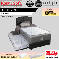 Full Set Dunlopillo Forte 2in1 Kasur/Matrass/Mattress/Springbed Anak Susun/Tingkat Latex 2 in 1 Soro