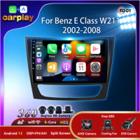 Car Radio Multimedia Automotive For Benz E Class W211 2002 8Core Navigation DSP AM FM Car Stereo Wireless Carplay Android Auto