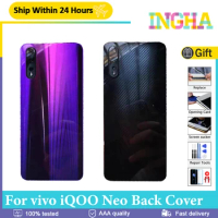 Original Back Cover For vivo iQOO Neo Back Battery Cover Rear CaseHousing Door V1914A Replacement Parts For vivo iqoo neo