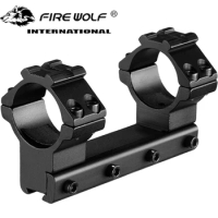 10cm High Profile 11mm Dovetail .22 Airgun 30mm Dovetail Rings with Stop Pin 20mm Rail For Hunting Tactical Rifle Scope Mount