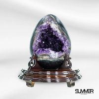 【SUMMER 寶石】5A頂級天然烏拉圭紫水晶恐龍蛋3KG(A04)