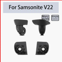 Adapt To Samsonite V22 Silent Wheel Universal Wheel Travel Suitcase Repair Travel Accessories Wheels Smooth Save Effort Suitcase
