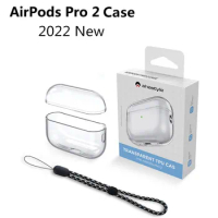 Clear Case for AirPods Pro2 2022 Soft TPU Cover for air pods pro 2 Case Transparent Earphone Funda for airpod pro 2 generation