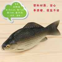 仿真拍攝道具淡水魚模型墻壁掛件玻璃鋼雕塑動物鯽魚模型黑魚擺件