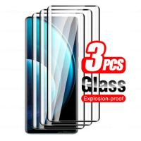 3PCS 10D Full Cover Glue Tempered Glass Screen Protector For Vivo X100 Pro x 100 100Pro X100Pro Vivox100 5G 2023 Protective Film