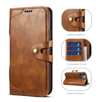 For Apple iPhone 12 Pro Max Mini Leather Flip Phone Cover Book Open Magnetic Pouch Bag Case Wallet Card Pocket For iPhone12