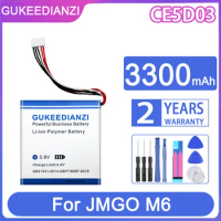 GUKEEDIANZI Replacement Battery 3300mAh For JMGO M6 Projector CE5D03 Accumulator 6-wire Plug