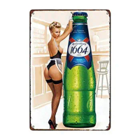 1664 Beer Decor Signs 12x16 Inch Metal Tin Sign