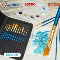 JOYKO ART BRUSH BRS 7A PALLETE BAG 1 SET 12 KUAS LUKIS PALET ALAT SENI